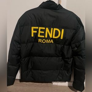 Men's FENDI Reversible Down Puffer Coat